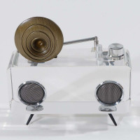 Rádio Decorativo De Cristal Morize | Maria Pia Casa