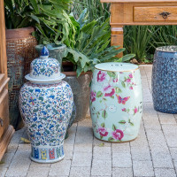 Seat Garden de Porcelana Florido Cornwell