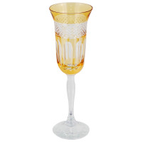 Taça de Cristal Lodz para Champanhe de 150 ml - Âmbar Glassic - Maria Pia Casa
