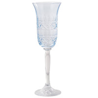 Taça de Cristal para Champanhe 150ml Azul Lodz – Maria Pia Casa