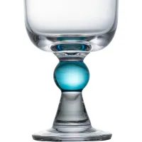 Taça De Vidro 210ml Turquesa Gemma | Maria Pia Casa