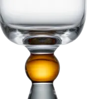 Taça De Vidro 210ml Âmbar Gemma | Maria Pia Casa