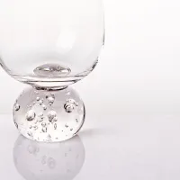 Taça Para Água Fizzy Clear | Design Contemporâneo e Sofisticado em Vidro | Maria Pia Casa