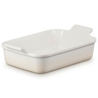 Travessa Retangular 26Cm (Heritage) Meringue Le Creuset