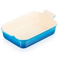 Travessa Retangular 32Cm (Heritage) Azul Marseille Le Creuset