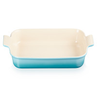 Travessa Retangular 32cm Heritage Le Creuset Azul Caribe