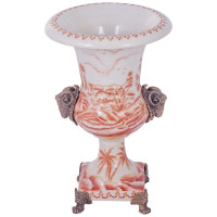 Vaso quadrado de porcelana e Bronze - Imperial – Maria Pia Casa