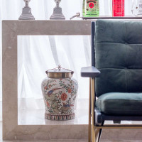 Vaso Decorativo de Porcelana Fiore II G – Maria Pia Casa