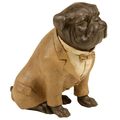 Decorative Sculpture of Resin Dog Jacket
